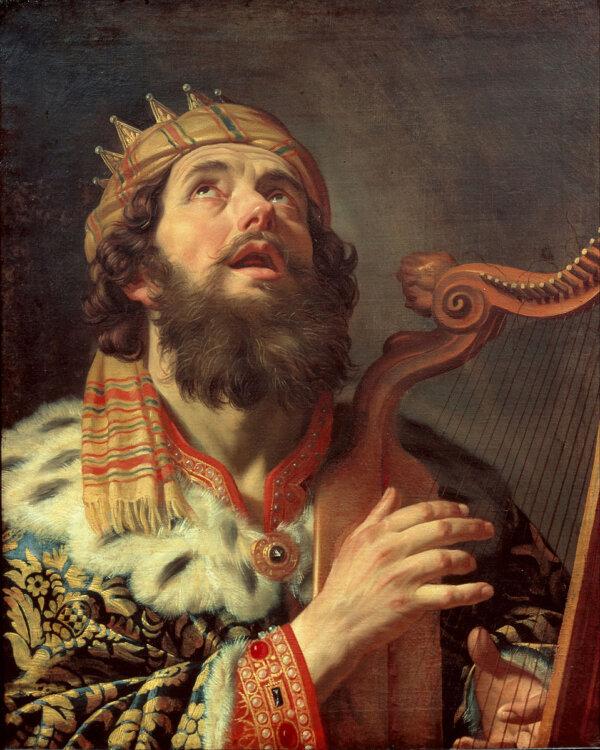"King David Playing the Harp," 1622, by Gerard van Honthorst. (Public Domain)