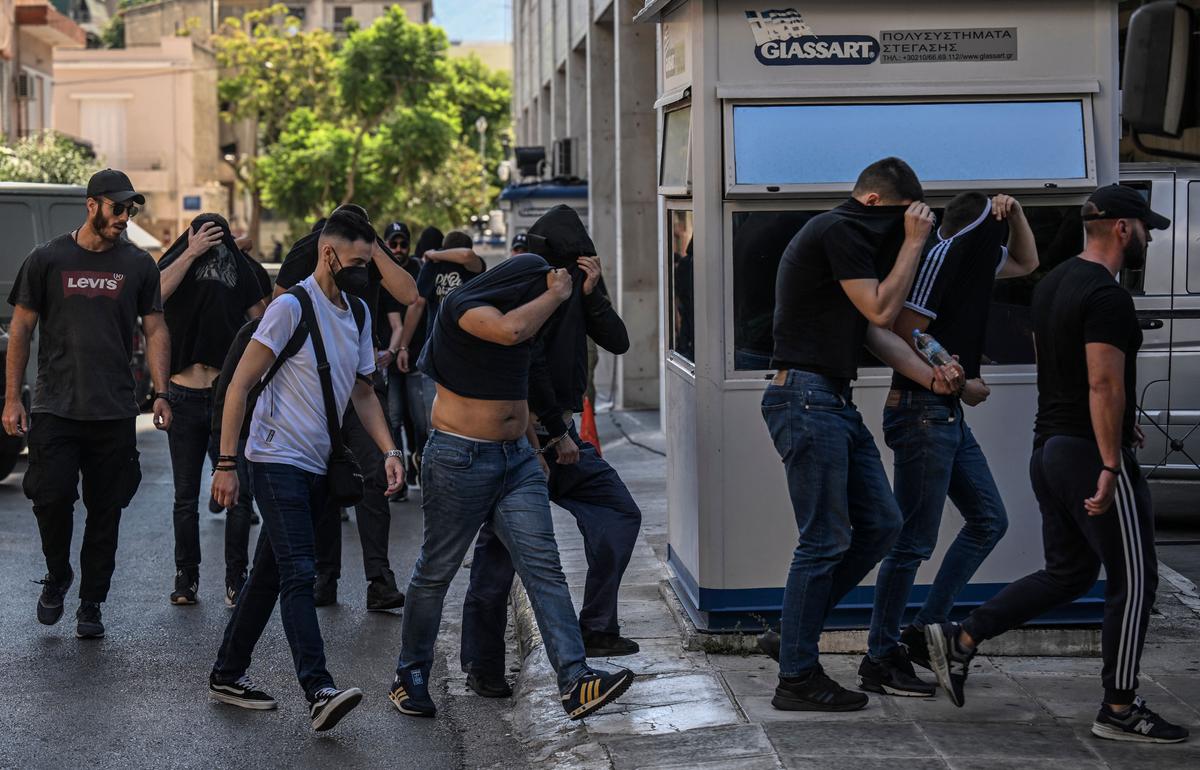 Croatian Police Detain 9 Soccer Fans Over the Violence in Greece Last Month That Killed One Person