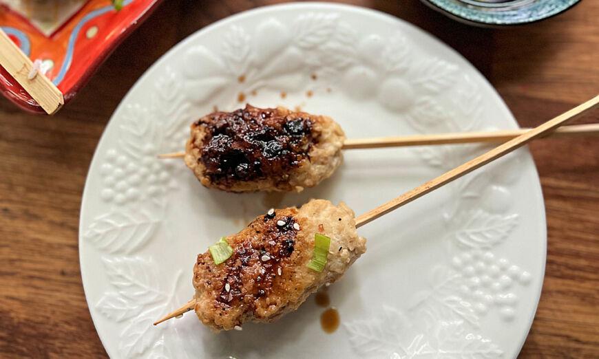 Hey Kids, Wanna Help Make Japanese Chicken Meatball Skewers?