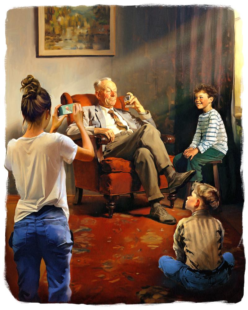 Grandkids can learn more about their grandparents and their family history by recording their life stories. (Biba Kayewich)