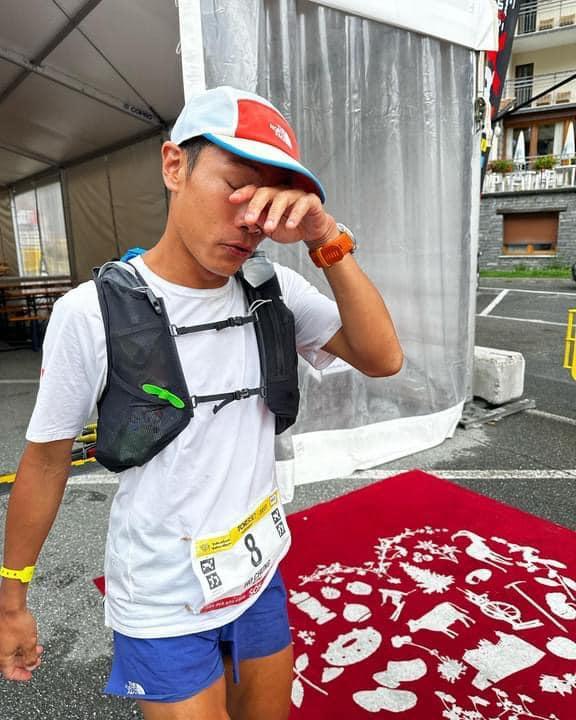 Even though he was exhausted, Mr. Wong still persisted in completing the race with all his perseverance. (Courtesy of Asia Pacific Adventure)