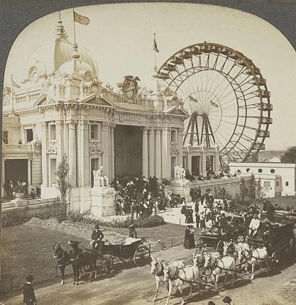 The Ferris wheel in Chicago was taken down and rebuilt for the 1904 Louisiana Purchase Exposition in St. Louis, Mo. (Public Domain)