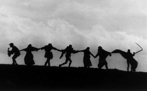 Final scene of Ingmar Bergman's "The Seventh Seal. (Swedish Film Industry)