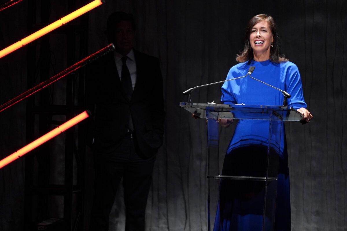  Jessica Rosenworcel speaks onstage during The 36th Annual Hispanic Heritage Awards at Kennedy Center Eisenhower Theater in Washington on Sept. 7, 2023. (Leigh Vogel/Getty Images for Hispanic Heritage Foundation)