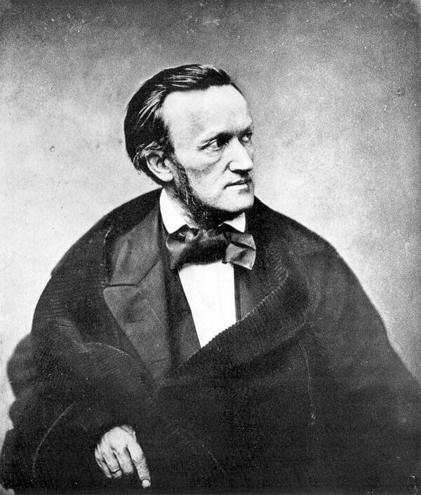 Composer Richard Wagner in Paris, 1861; from “The Portraits of Richard Wagner.” (Public Domain)