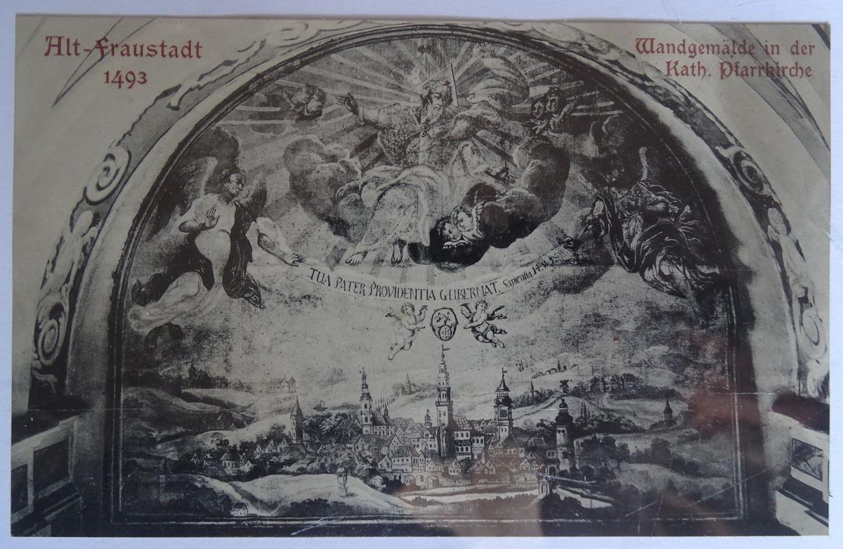 A religious print was found in parcels inside the nearly 300-year-old time capsule. (Courtesy of Marcin Pechacz)