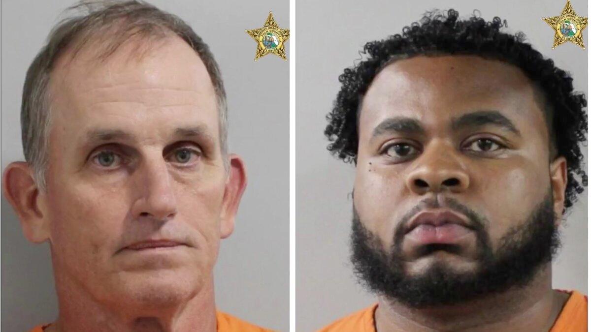 Polk County School teacher Russell Rogers (left) and Marquis Nixon (right). (Courtesy of Polk County Sheriff's Office)