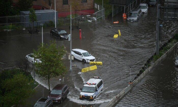 NYC Mayor, NY Governor Discuss Flooding in New York City