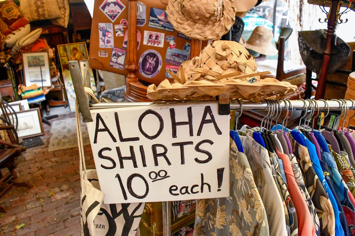 Angels Antiques in Carpinteria, California is run by Wayne Babcock, a longtime surfer and surfboard collector. (Christopher Reynolds/Los Angeles Times/TNS)