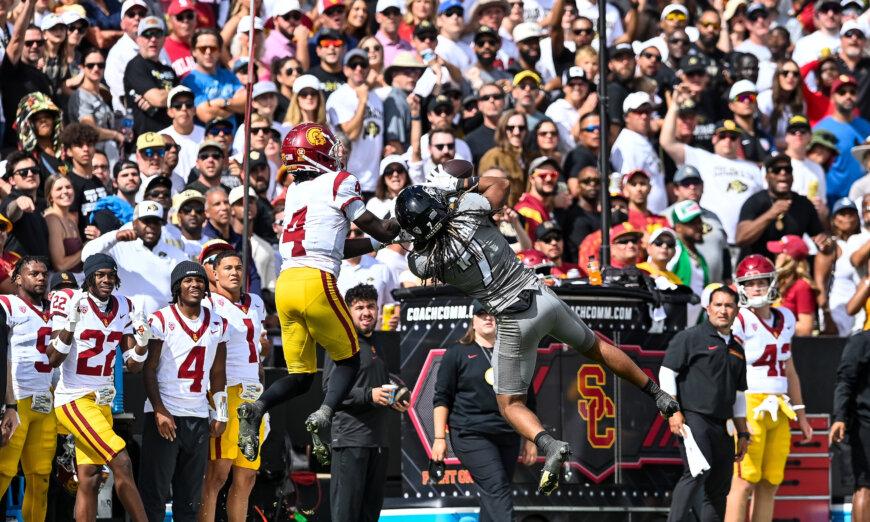 Williams Ties Career High With 6 TD Passes, No. 8 USC Withstands Late Colorado Rally for 48–41 Win
