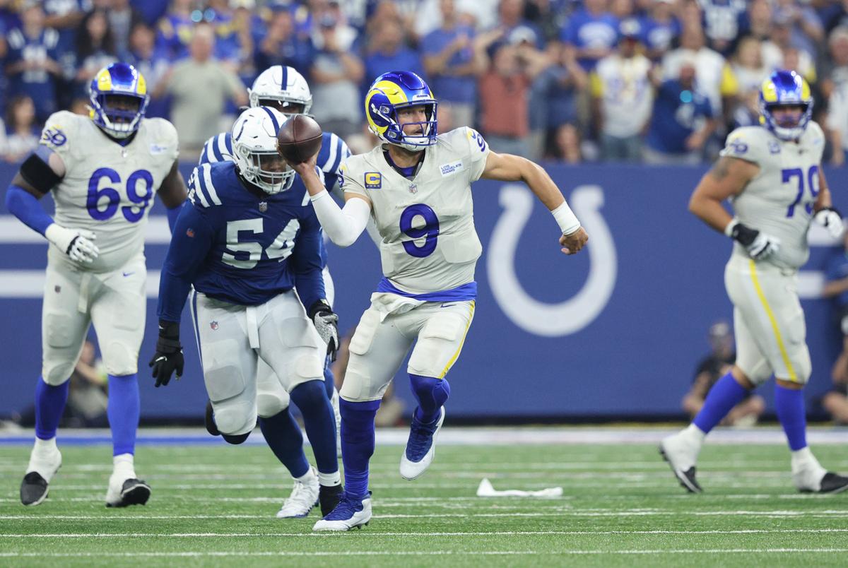 Stafford Overcomes Injury to Throw Winning TD in Rams OT Win Over Colts 29–23