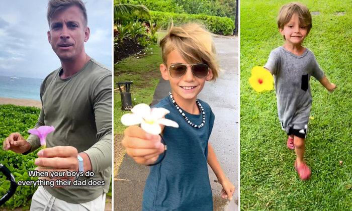 Boys Learn From Chivalrous Dad, Make Mom and Little Sister Proud: 'Lead by Example'