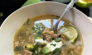 Green Chili With Salsa Verde Chases Away That Fall Chill