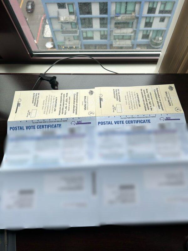 Two postal votes were received by an Australian voter currently living in Seattle (Credit: Aisling Salisbury)