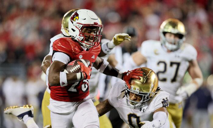 No. 24 Louisville Beats No. 10 Notre Dame 33–20, With Jawhar Jordan Running for 143 Yards, 2 TDs