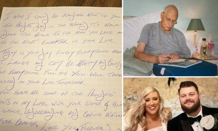 Bride in Tears When Mom Reads out a Special Letter From Late Dad—20 Years After His Death