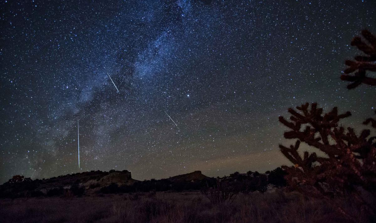 Orionids meteors in 2016. (Brian Spencer/Shutterstock)