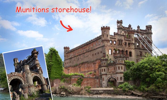 This 'Ghostly' 19th-Century Castle on the Hudson River Was Once a Massive Arsenal Storehouse: PHOTOS
