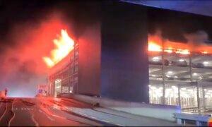 Video Shows Significant Fire at Britain’s Luton Airport