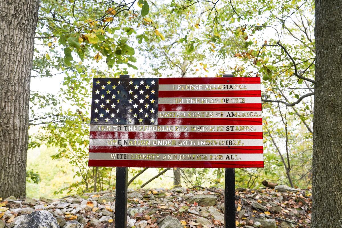  A memorial at the nonprofit <span style="font-weight: 400;">Operation Second Chance</span>, which provides grants to wounded veterans facing financial struggles. (Madalina Vasiliu/The Epoch Times)