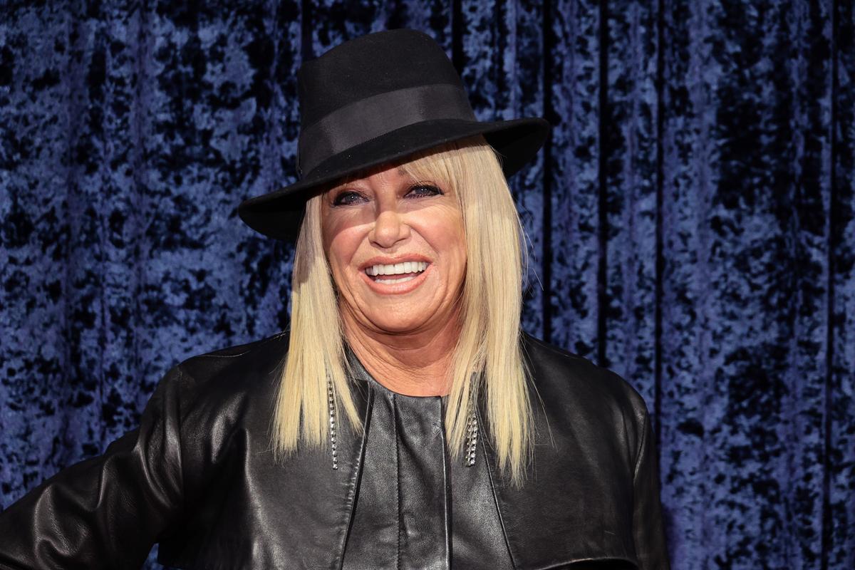 Suzanne Somers attends the Clive Davis 90th Birthday Celebration at Casa Cipriani in New York on April 6, 2022. (Jamie McCarthy/Getty Images)