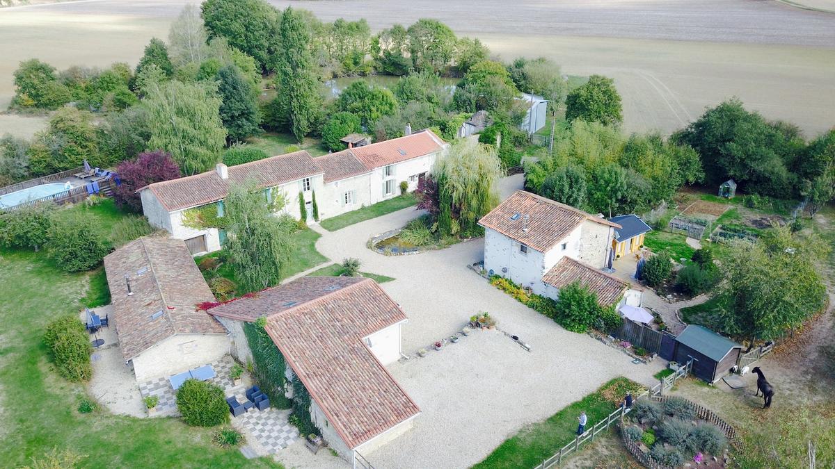 Mr. and Ms. Murphy purchased the historic rural hamlet of Lac De Maison, in Poitou-Charentes, southwest France, in January 2021. (SWNS)