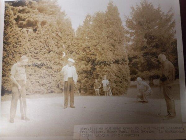 Happy memories: Golfing in 1970 at South Mountain Golf Course in Mont Alto, Pa. (Photo courtesy of Barbara Fox)