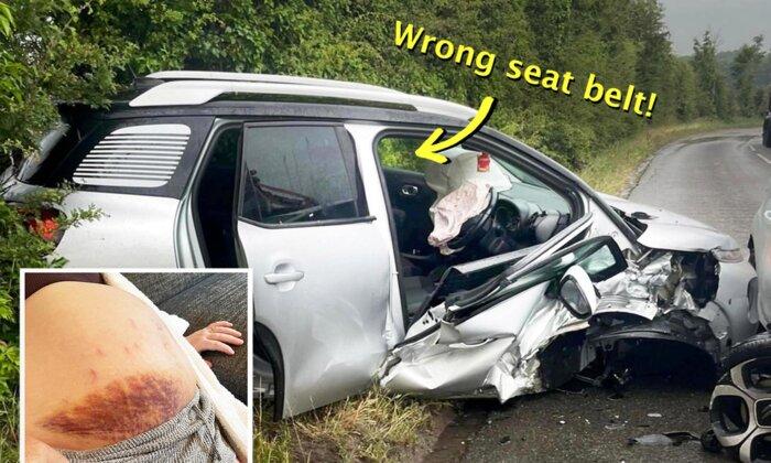 38-Week Pregnant Mom Hit Hard on Stomach in Car Crash Warns Parents About Seat Belts: ‘I Was Lucky’