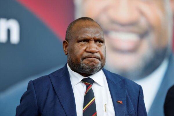 Papua New Guinea Prime Minister James Marape is under pressure to resign over the riots. (Ludovic Marin/AFP via Getty Images)