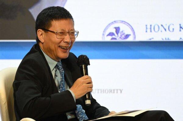 Neil Shen, founding and managing partner of Sequoia Capital China, speaks at the Global Financial Leaders Investment Summit in Hong Kong on Nov. 2, 2022. (Peter Parks/AFP via Getty Images)