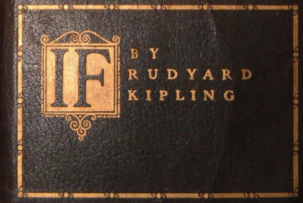 Cover of "If" by Rudyard Kipling. (Public Domain)