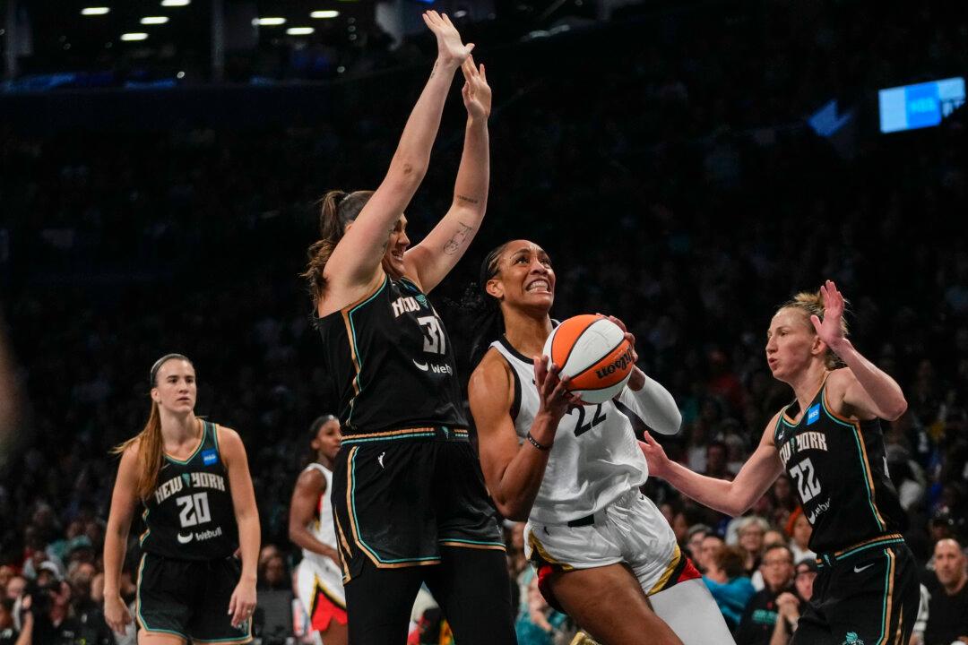 Sparks Have No Answer for Aces Star Wilson as Las Vegas Rolls