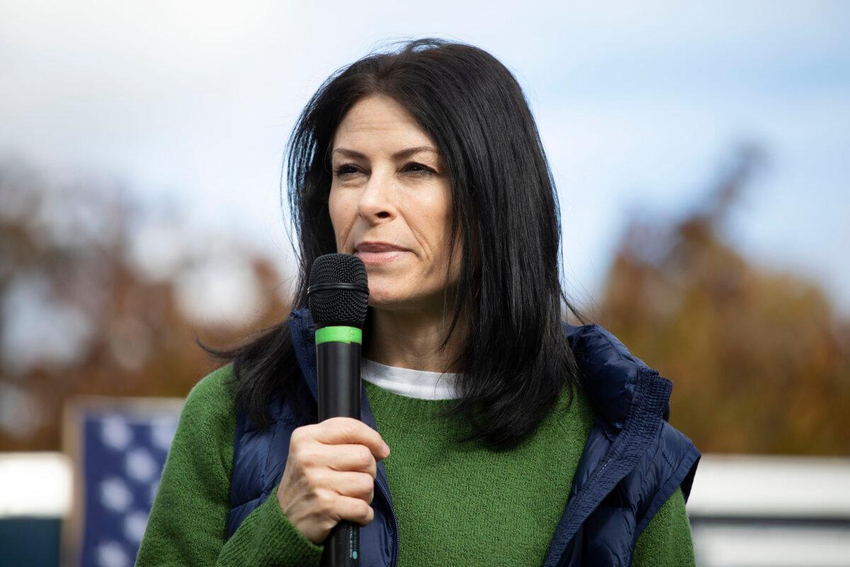 7 Michiganders Charged With Election Fraud in Double-Voting Scheme 2 Michigan Attorney General Dana Nessel speaks at a campaign rally held by Rep. Elissa Slotkin (D-Mich.) designed to get Michigan State University students, faculty and staff out to the polls, in East Lansing, Michigan, on Oct. 16, 2022. (Bill Pugliano/Getty Images)