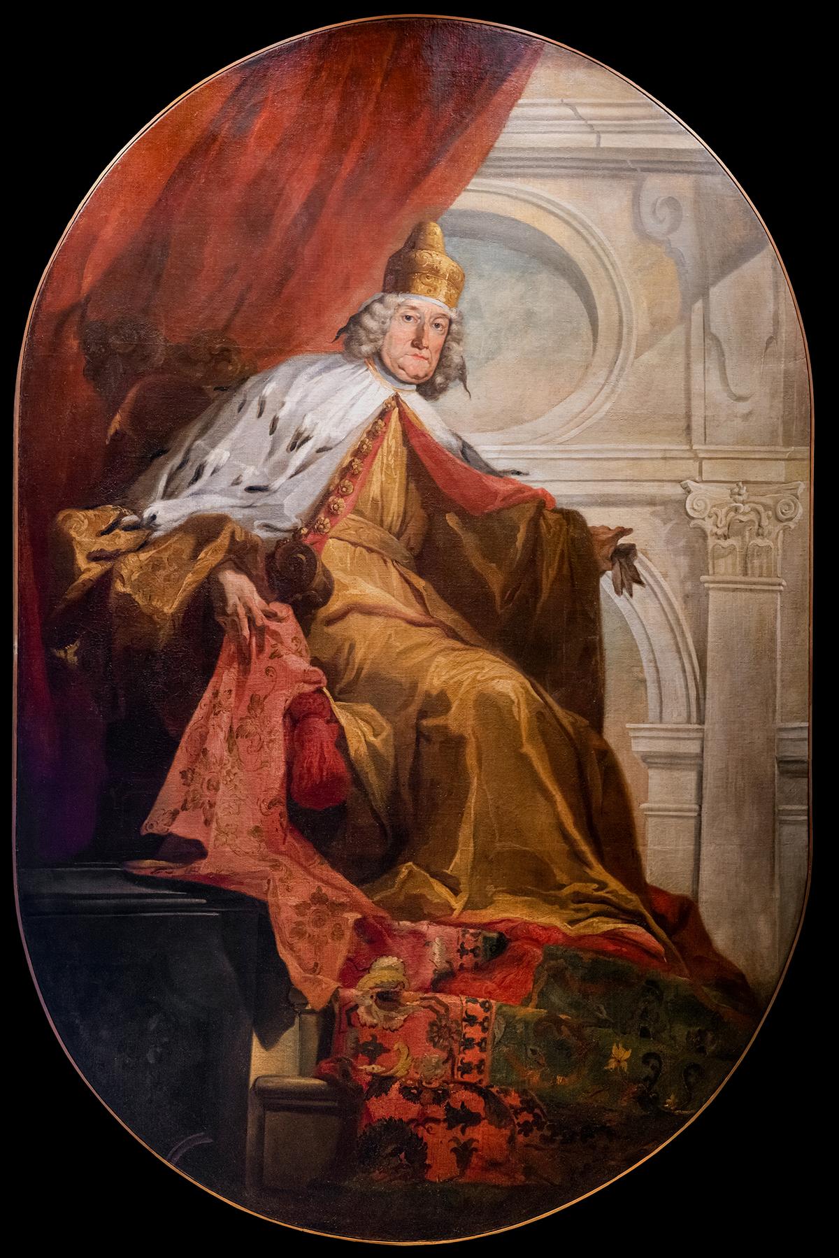 "Portrait of Doge Giovanni II Corner," early 18th centuery, by Giambattista Tiepolo. Oil on canvas. Ca' Rezzonico (Museum of 18th-century Venice), Venice. (<a href="https://commons.wikimedia.org/wiki/File:Ca%27_Rezzonico_-_Ritratto_del_doge_Giovanni_II_Corner_-_Giambattista_Tiepolo.jpg">Didier Descouens</a>/<a href="https://creativecommons.org/licenses/by-sa/4.0/deed.en">CC BY-SA 4.0 DEED</a>)