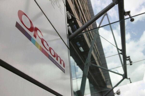 The UK media watchdog Ofcom's logo in an undated file photo. (Yui Mok/PA)