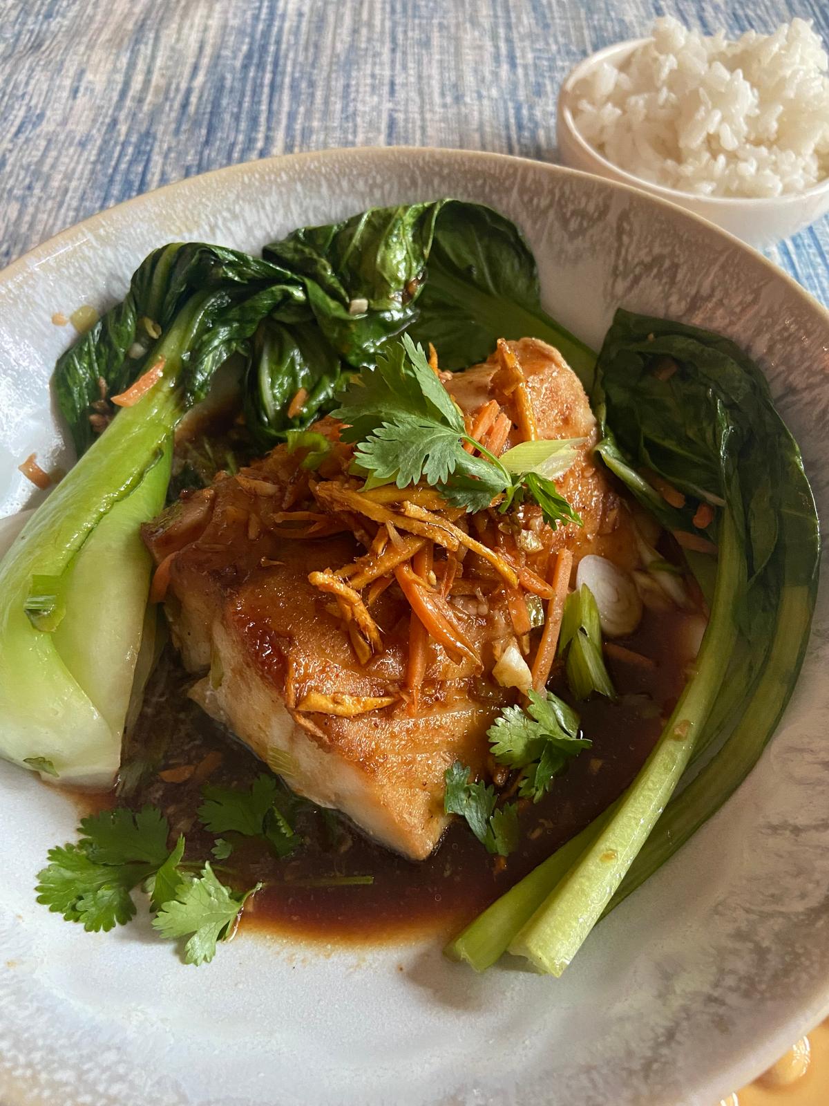 Dinner for Two? I’ve Got You Covered With Steamed Halibut, Stir-Fried Veggies