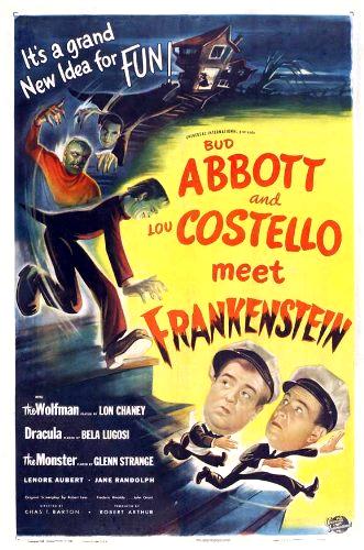 Theatrical poster for "Abbott and Costello Meet Frankenstein." (Universal Pictures)