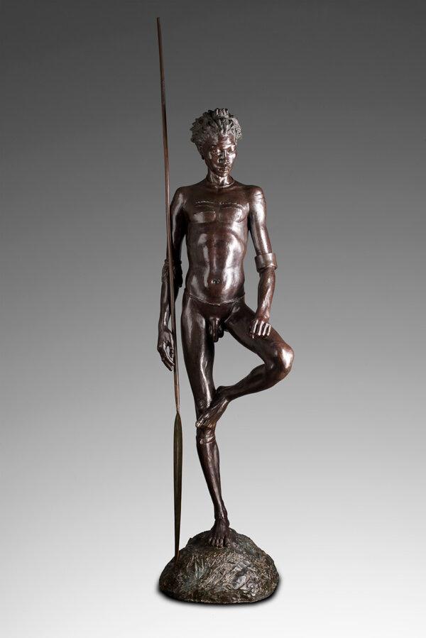 A Shilluk warrior from the Sudan, East Africa, by Malvina Hoffman. (Field Museum)