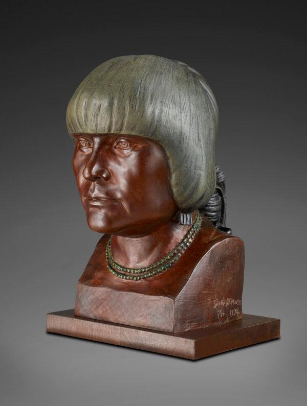 Desideria Montoya Sanchez, a San Ildefonso Pueblo woman from New Mexico, by Malvina Hoffman. (Field Museum)
