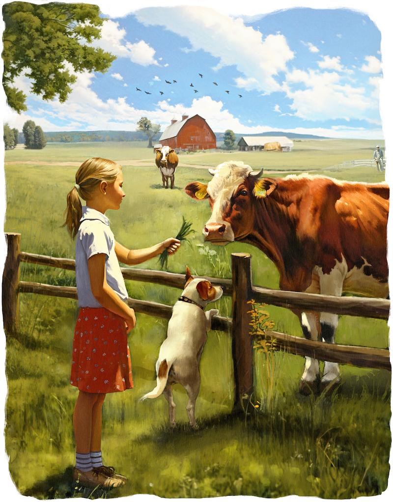 Raising animals teaches children discipline, responsibility, and lessons about the nature of life. (Biba Kayewich)