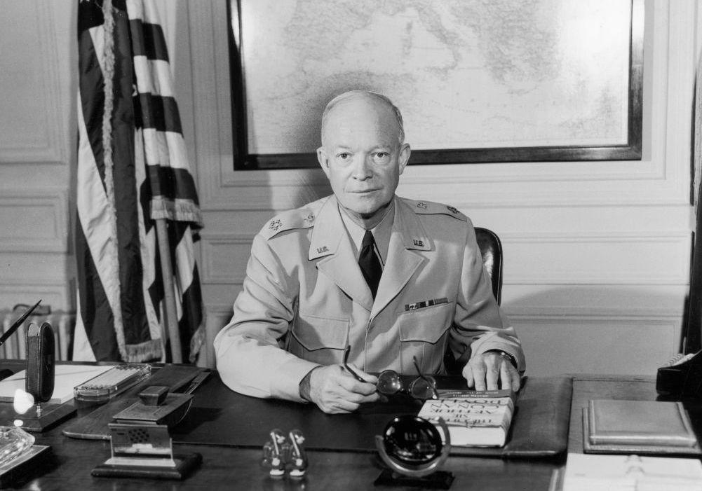 The years that Dwight D. Eisenhower (above) spent serving as Douglas MacArthur's aide taught him both positive and negative lessons. (Hulton Archive/Getty Images)
