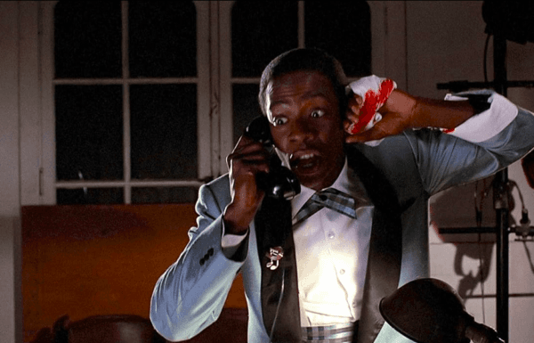 Marvin Berry calls his soon-to-be-famous cousin on the phone, in "Back to the Future." (Universal Pictures)