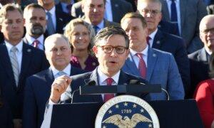 Newly Elected House Speaker Mike Johnson Speaks to Press
