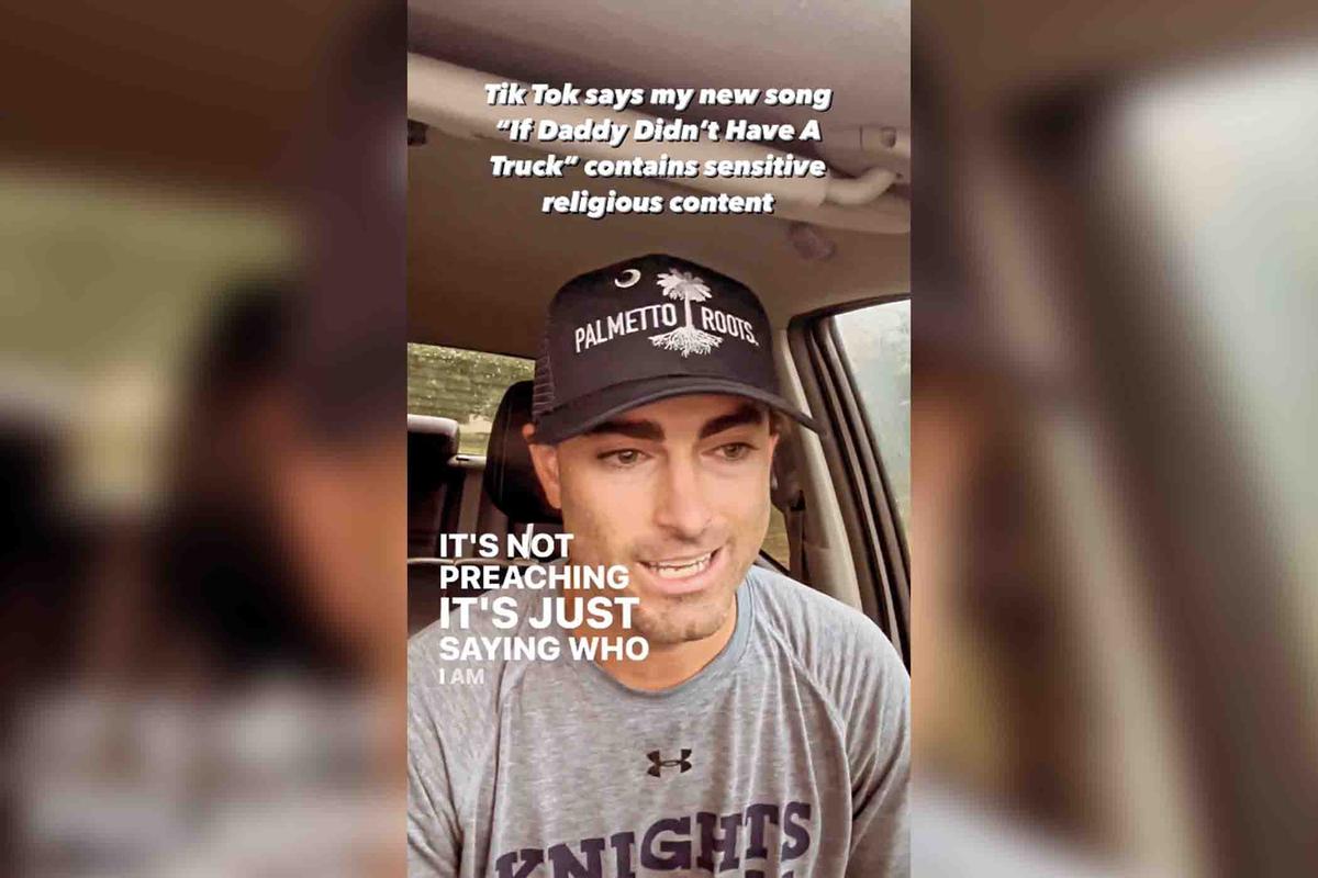 Country singer Cody Webb called out TikTok for flagging his new music video, preventing him from earning ad revenue from it. (Courtesy of Cody Webb)