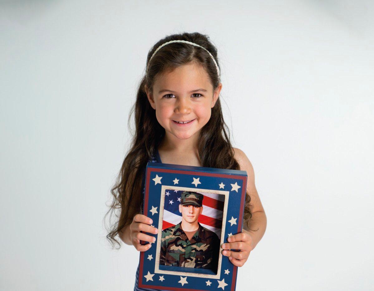 Lewis’s organization has helped hundreds of children whose parents were killed in the line of duty. (Courtesy of Angels of the Fallen)