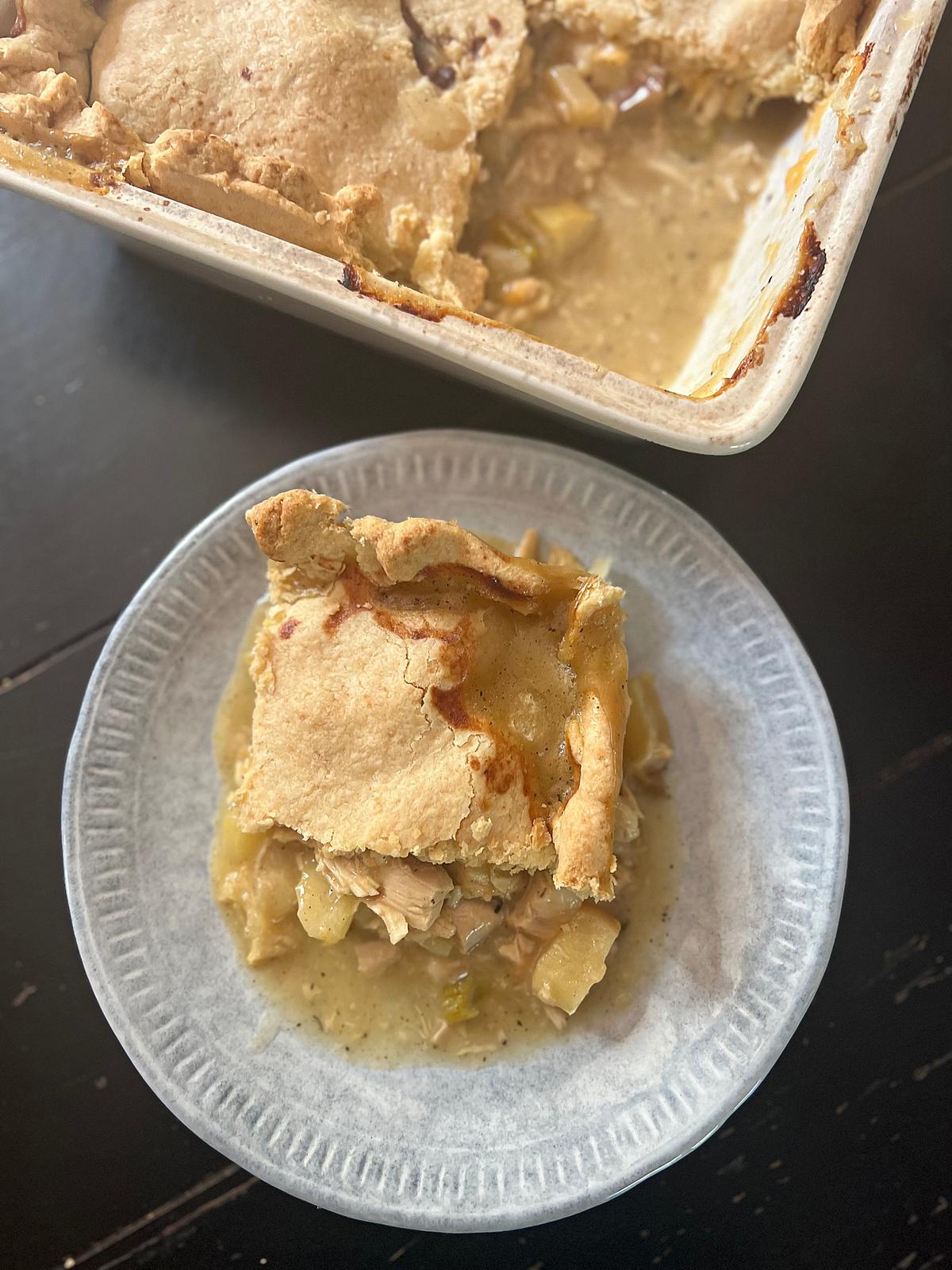 Apples Sweeten This Chicken Pot Pie