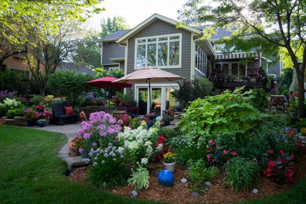 Sue and Bob Olson's garden on Aug. 4, 2023, in Mankato, Minnesota. (Leila Navidi/Minneapolis Star Tribune/TNS)