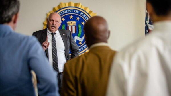 Actor and conservative filmmaker Nick Searcy plays an unnamed FBI administrator in the documentary "Police State." (D'Souza Media)