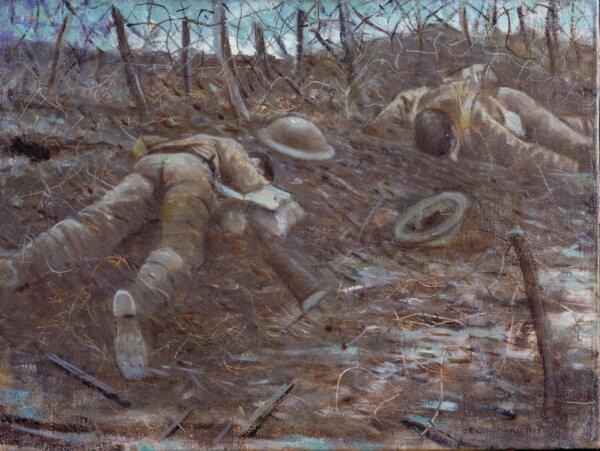 “Paths of Glory,” 1917, by C.R.W. Nevinson. Imperial War Museums, London. (PD-US)
