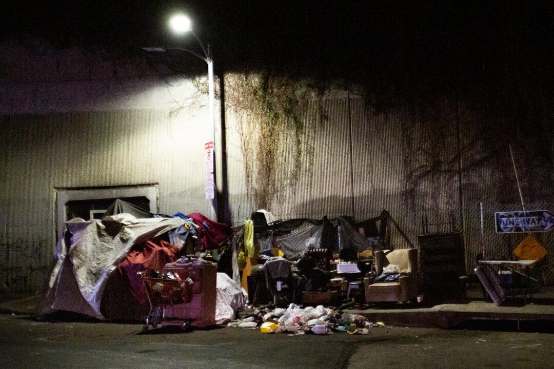 Decade-Long Homeless Encampment Under Freeway Overpass Cleared in Los Angeles